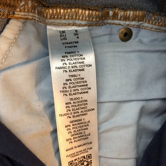 Asos Womens Maternity Jeans Skinny Pull On Stretch US 4 - Picture 4 of 4